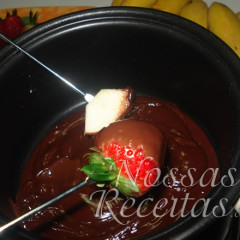 Receita de fondue de chocolate